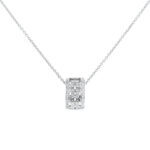 [Eternal Jewelry]PARENTESI NECKLACE SILVER DIAMOND - 图片 2