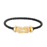 [Eternal Jewelry]CHANCE LARGE 8 FIGURE BUCKLE HALF DIAMOND BRACELET GOLD - 图片 7