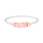 [Eternal Jewelry]CHANCE LARGE 8 FIGURE BUCKLE HALF DIAMOND BRACELET ROSE GOLD - 图片 11