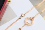 [Eternal Jewelry]LOVE NECKLACE ADJUSTABLE ROSE GOLD 2 DIAMOND - 图片 7