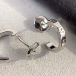 [Eternal Jewelry]LOVE EARRINGS 2.65MM SILVER - 图片 5