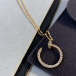 [Eternal Jewelry]JUSTE NECKLACE PINK GOLD DIAMONDS - 图片 4