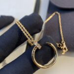 [Eternal Jewelry]JUSTE NECKLACE PINK GOLD DIAMONDS - 图片 8