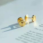 [Eternal Jewelry]LOVE EARRINGS GOLD 10MM - 图片 6