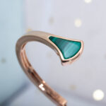 [Eternal Jewelry]DREAM BRACELET OPEN MALACHITE PINK GOLD - 图片 4