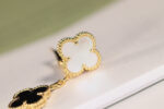 [Eternal Jewelry]CLOVER EARRINGS GOLD ONYX MOP 3 MOTIF - 图片 6
