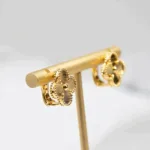 [Eternal Jewelry]CLOVER MEDIUM 1 MOTIFS LASER EARRINGS - 图片 3