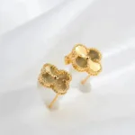 [Eternal Jewelry]CLOVER MEDIUM 1 MOTIFS LASER EARRINGS - 图片 5