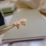 [Eternal Jewelry]LUCKY PINK GOLD WHITE MOP EARRINGS - 图片 8