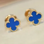 [Eternal Jewelry]CLOVER MINI 9.5MM TURQUOISE EARRINGS - 图片 3