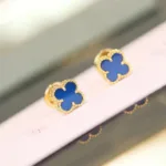 [Eternal Jewelry]CLOVER MINI 9.5MM TURQUOISE EARRINGS - 图片 5