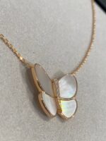 [Eternal Jewelry]BUTTERFLY GOLD MOP DIAMOND NECKLACE - 图片 4