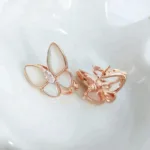 [Eternal Jewelry]BUTTERFLY MOP DIAMOND EARRINGS - 图片 2