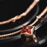 [Eternal Jewelry]STAR NECKLACE PINK GOLD 1 DIAMOND - 图片 8