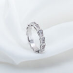 [Eternal Jewelry]SERPENTI RING SILVER DIAMOND PAVED 3MM - 图片 3