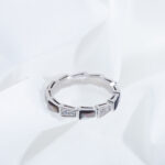 [Eternal Jewelry]SERPENTI RING SILVER  DIAMOND BLACK MOP 3MM - 图片 5