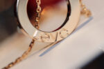 [Eternal Jewelry]LOVE NECKLACE 16MM 6 DIAMONDS PINK GOLD - 图片 9