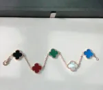 [Eternal Jewelry]CLOVER 5 MOTIFS MULTICOLOR  BRACELET - 图片 7