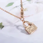 [Eternal Jewelry]AMULETTE PEDANT ROSE GOLD NECKLACE - 图片 2
