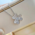 [Eternal Jewelry]CLOVER DIAMOND NECKLACE SILVER - 图片 4