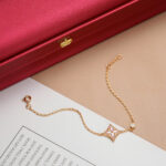 [Eternal Jewelry]STAR 1 DIAMOND PINK GOLD BRACELET - 图片 3