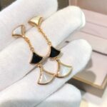 [Eternal Jewelry]DREAM EARRINGS 3 MOTIFS ONYX MOP PINK GOLD - 图片 3