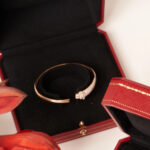 [Eternal Jewelry]PANTHERE ROSE GOLD DIAMOND OPEN BRACELET - 图片 7
