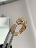 [Eternal Jewelry]PANTHERE PINK GOLD DIAMOND RING - 图片 9