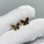 [Eternal Jewelry]BUTTERFLY DARK MOP  EARRINGS - Image 2