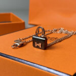 [Eternal Jewelry]CONSTANCE BLACK PEDANT PINK GOLD NECKLACE - 图片 8