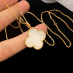 [Eternal Jewelry]CLOVER 25MM MOP LARGE PENDANT NECKLACE - 图片 5