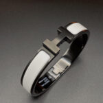 [Eternal Jewelry]H BRACELET 12MM BLACK WHITE CERAMIC - Image 2