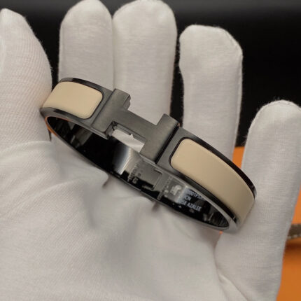 [Eternal Jewelry]H BRACELET 12MM BLACK BEIGE CERAMIC