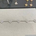 [Eternal Jewelry]CLOVER 5 MOTIFS  DIAMOND BRACELET SILVER - 图片 3
