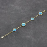 [Eternal Jewelry]STAR AND SUN TURQUOISE 4 MOTIFS 3 DIAMONDS - 图片 4