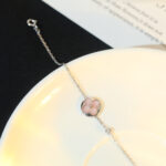 [Eternal Jewelry]SUN MOTIF PINK MOP SILVER BRACELET - 图片 3