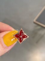 [Eternal Jewelry]STAR AND SUN PINK GOLD CARNELIAN STUD EARRINGS - 图片 4