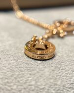 [Eternal Jewelry]DREAM MALACHITE DIAMOND PAVED PINK GOLD NECKLACE - 图片 7