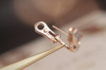 [Eternal Jewelry]SERPENT PINK GOLD DIAMOND EARRINGS - 图片 4