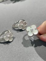 [Eternal Jewelry]CLOVER SILVER MOP DIAMOND RING - 图片 6