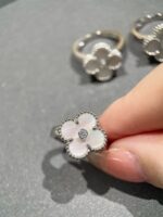[Eternal Jewelry]CLOVER SILVER MOP DIAMOND RING - 图片 3