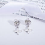 [Eternal Jewelry]VIDYLLE SILVER DIAMOND MINI DROP EARRINGS - 图片 5
