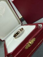 [Eternal Jewelry]LOVE PINK GOLD SILVER DIAMOND DOUBLE RING - 图片 8