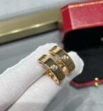 [Eternal Jewelry]LOVE 5.5MM 1 DIAMOND EARRINGS - 图片 4