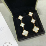 [Eternal Jewelry]CLOVER MOP 3 MOTIFS GOLD EARRINGS - 图片 3
