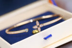 [Eternal Jewelry]IDYLLE PINK GOLD OPEN BRACELET DIAMOND PAVED - 图片 3