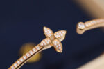 [Eternal Jewelry]IDYLLE PINK GOLD OPEN BRACELET DIAMOND PAVED - 图片 7