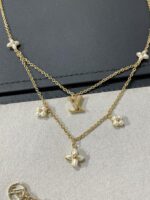 [Eternal Jewelry]FLOWERGRAM GOLD MOP DOUBLE ROW NECKLACE - 图片 2