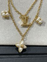 [Eternal Jewelry]FLOWERGRAM GOLD MOP DOUBLE ROW NECKLACE - 图片 4