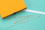[Eternal Jewelry]STAR PINK MOP 1 DIAMOND PINK GOLD NECKLACE - 图片 2